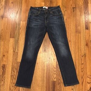 Cabi High Straight Dark Wash Denim Jeans
